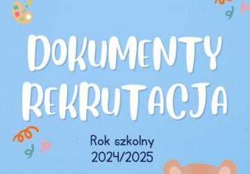 Zapisy dzieci do przedszkola na rok szkolny 2024/2025